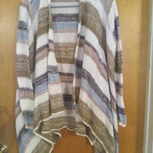 Fall striped cardigan sweater